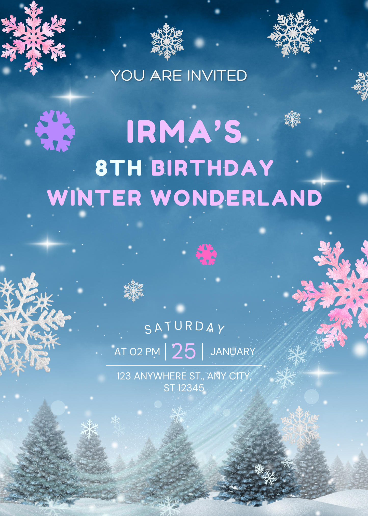 Winter Wonderland Birthday